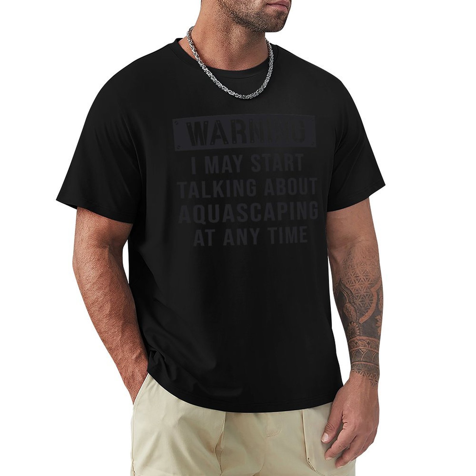 Aquarium Fish Com - Camiseta Aquarist Aquarium Warning Aquascaping Fish