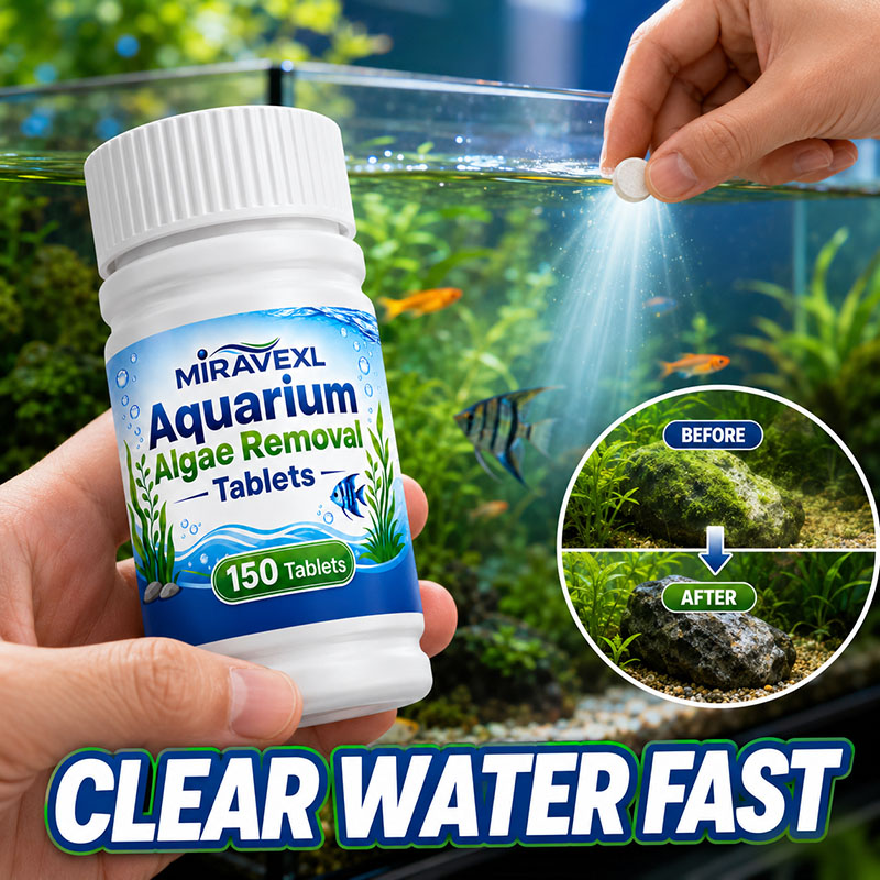 Aquarium Fish Green - MIRAVEXL 150 Comprimidos para Remoção de
