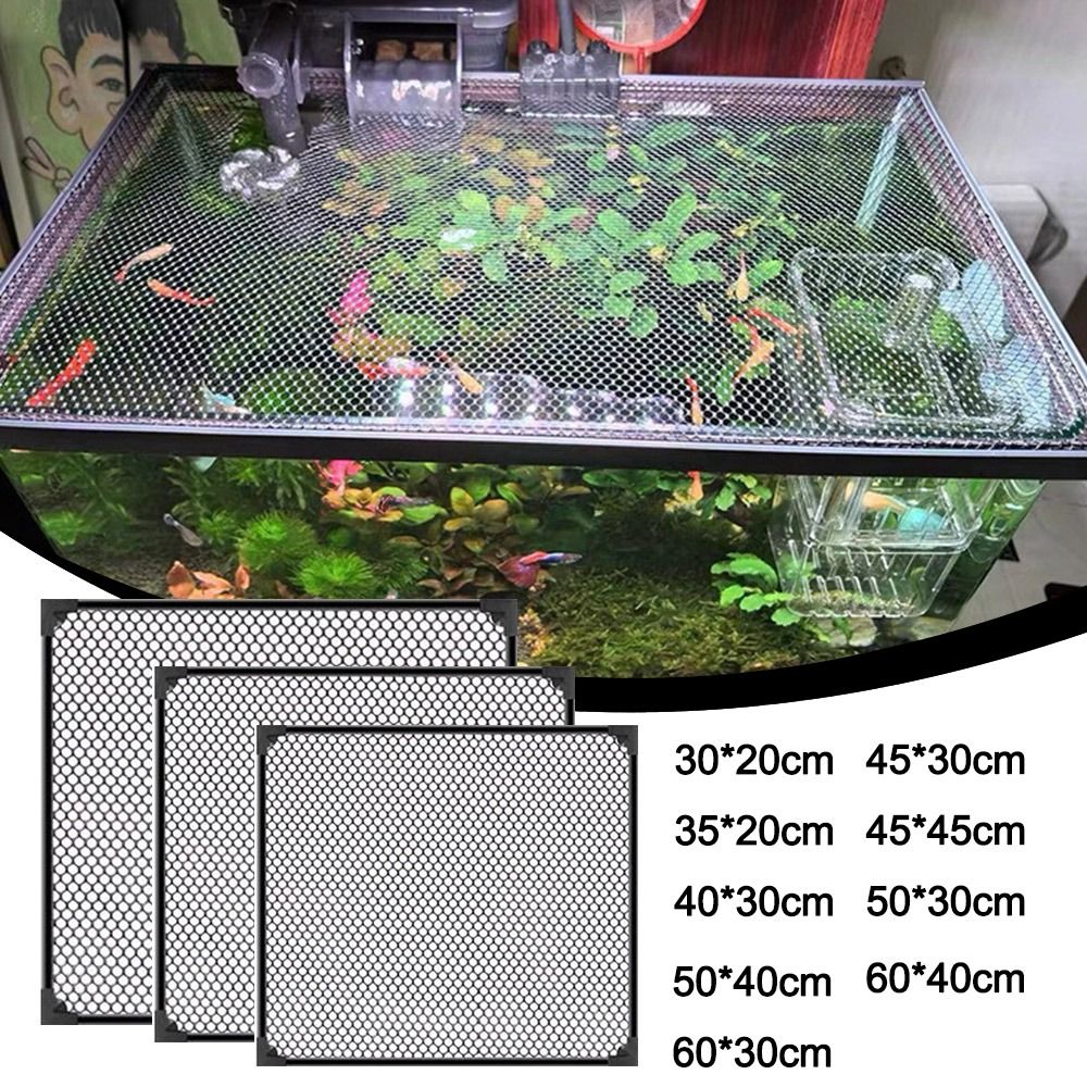 Aquarium Fish Net - Tampa Magnética Durável para Aquário, Rede