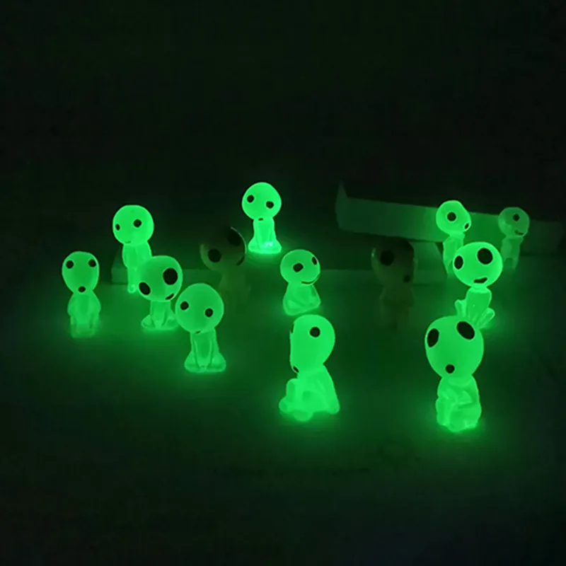 Aquarium Fish Bowl - Mini Figuras de Elfos Luminosos para