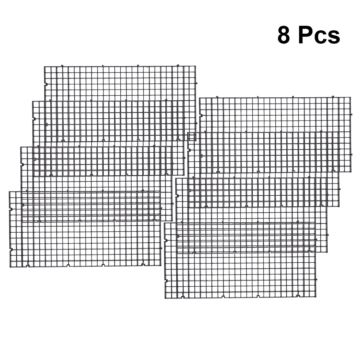 Aquarium Fish Net - 8 Peças de Rede Divisória para
