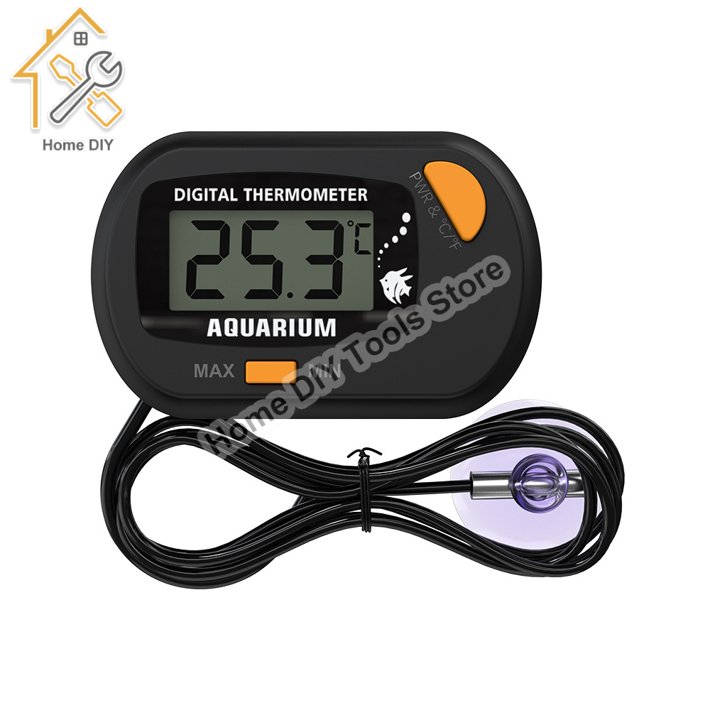 Aquarium Fish Com - Digital Aquarium Fish Tank Termômetro, Medidor