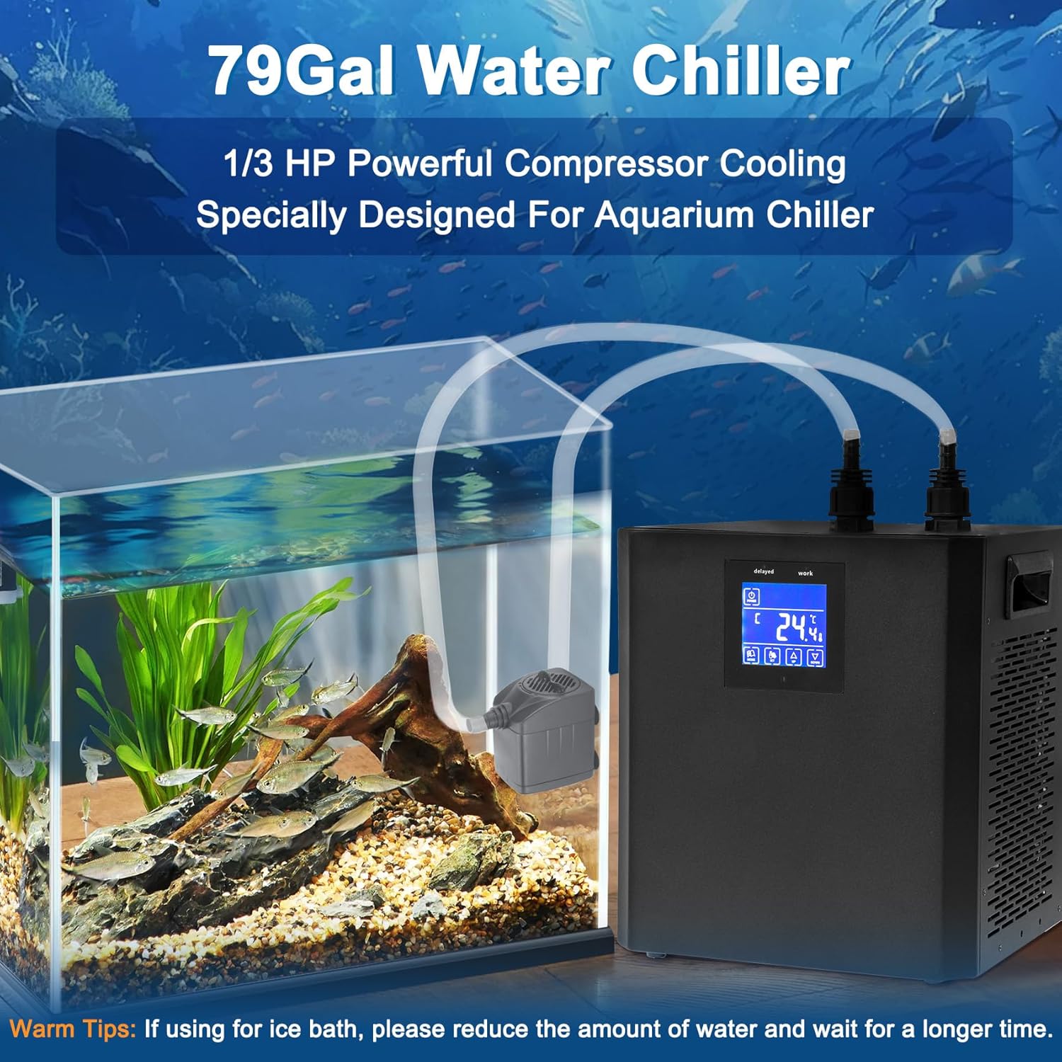 Chiller de água hidropônico pa - Aquarium Fish Com avaliação e preço