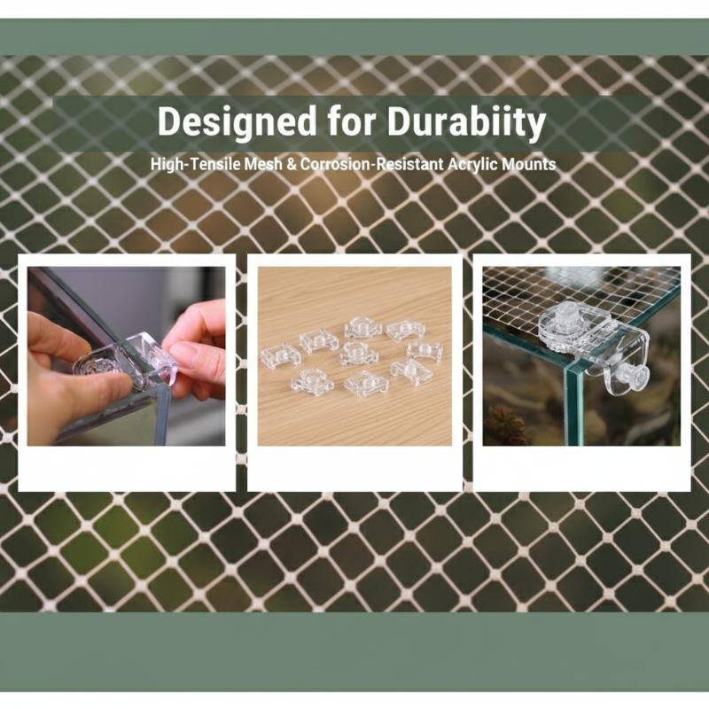 1 Peça Rede Anti-Salto para Aq - Aquarium Fish Net avaliação e preço