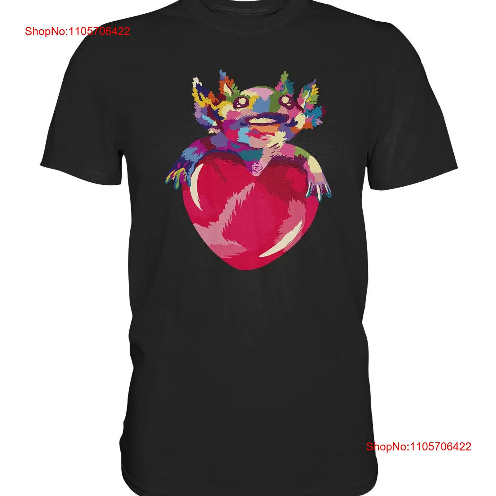Camiseta Axolotl Heart Aquariu - Aquarium Fish Com avaliação e preço