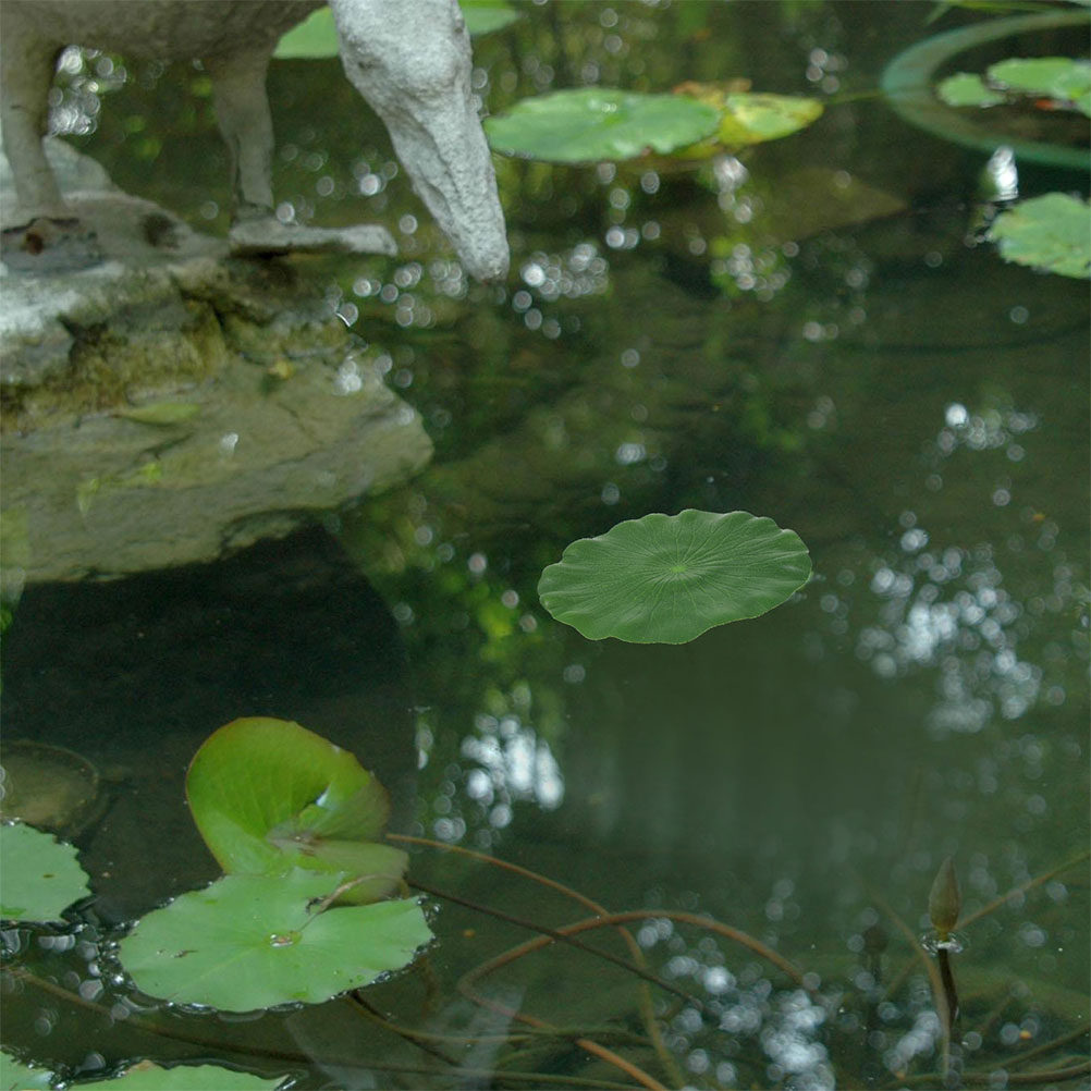 15 Peças de Folhas de Lírio Ar - Aquarium Fish Tank avaliação e preço