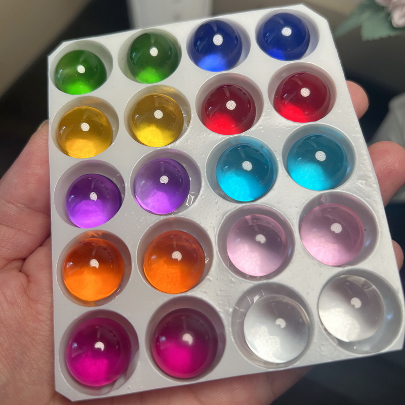 10/20 pçs bolas de vidro de co - Aquarium Fish Bowl avaliação e preço