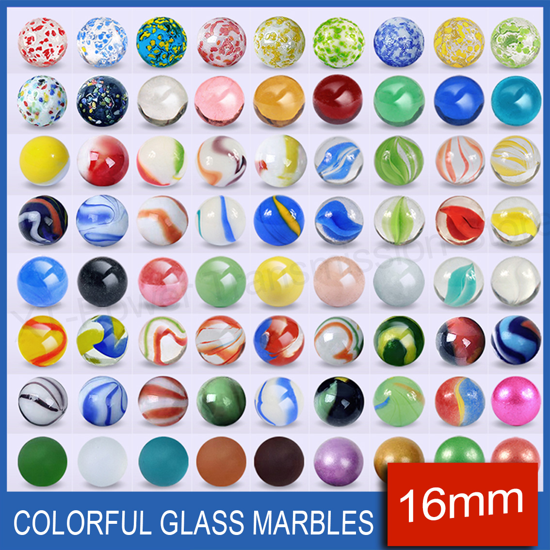 5-90 pçs 16mm mármores de vidr - Aquarium Fish Bowl avaliação e preço