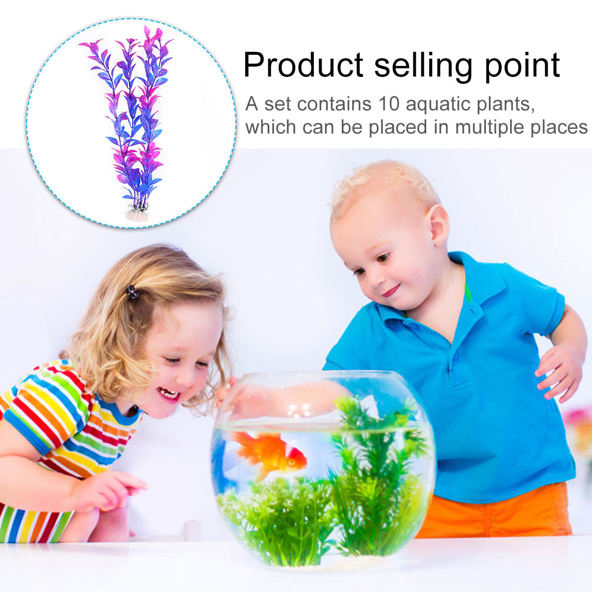10 Peças de Plantas Aquáticas  - Aquarium Fish Green avaliação e preço