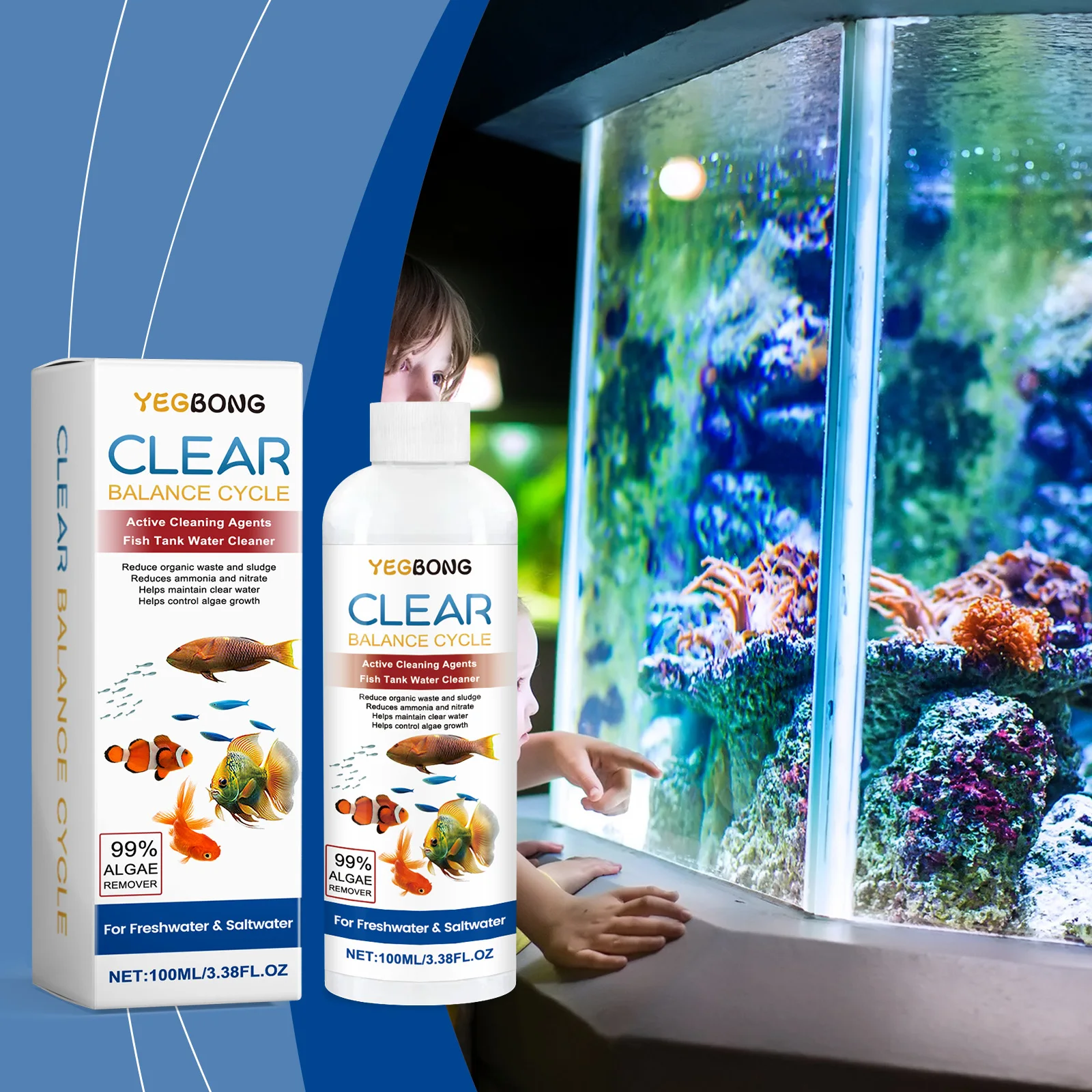 Removedor de algas para tanque - Aquarium Fish Green avaliação e preço