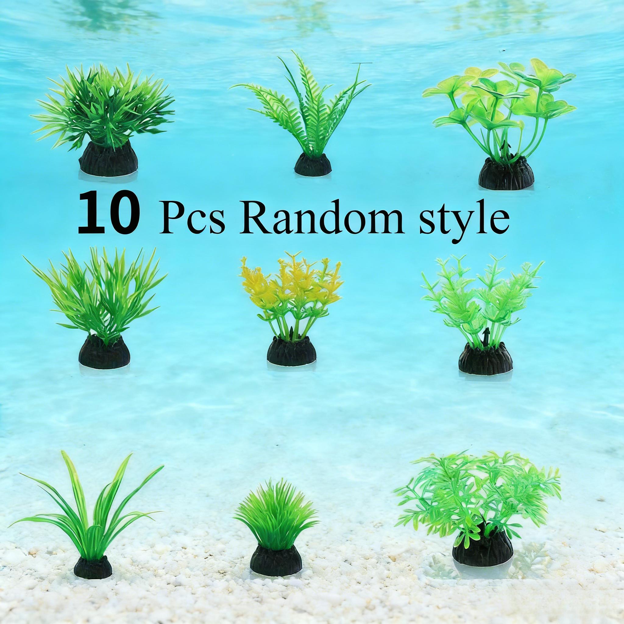 10 Peças de Plantas Artificiai - Aquarium Fish Green avaliação e preço